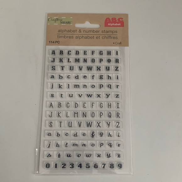 Alphabet and number stamps - Picture 1 of 1